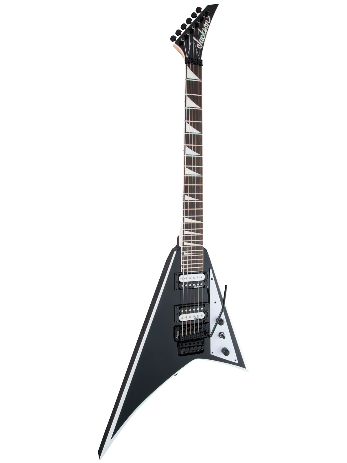 Jackson JS Series Rhoads JS32 Black with White Bevels