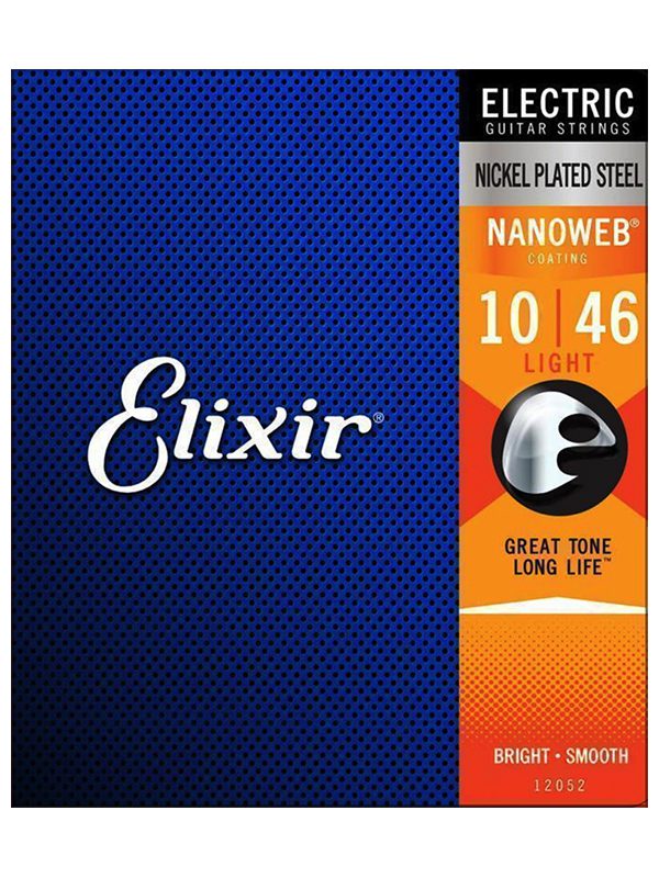 Elixir Electric Nickel Plated Steel With Nanoweb Coating 10-46