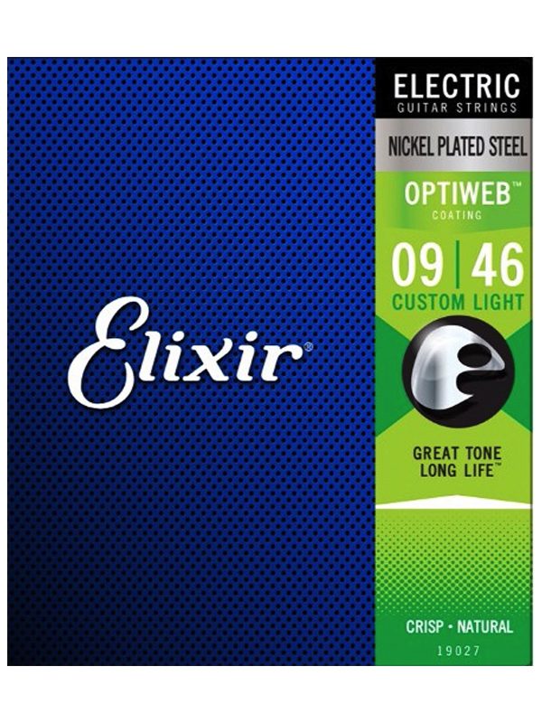 Elixir Electric Nickel Plated Steel With Optiweb Coating 9-46