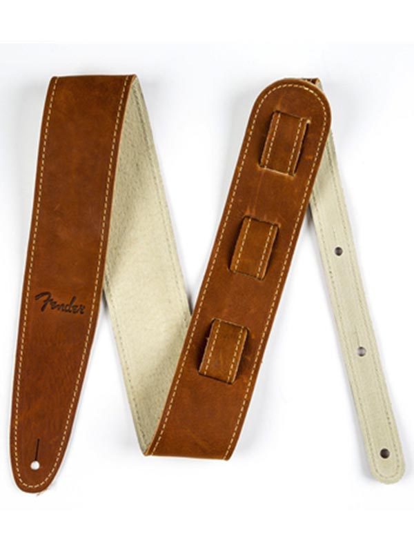 Fender Ball Glove Leather Strap Brown
