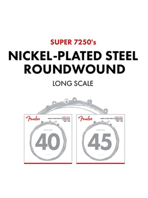 Fender 7250 Bass Strings 40-100 - Image 2
