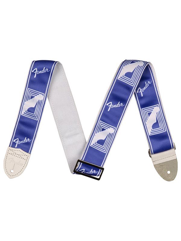 Fender 2" Custom Color Monogrammed Strap Lake Placid Blue