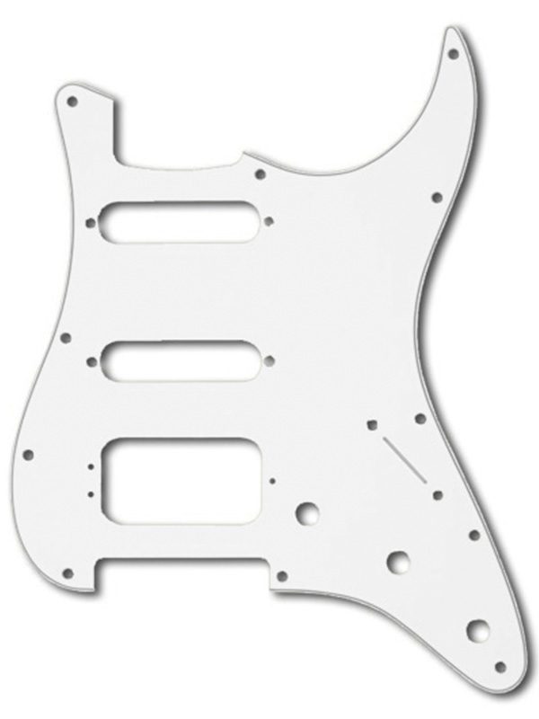 Fender Pickguard Stratocaster Strat Special HSS White 3 Ply