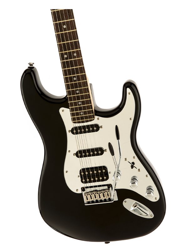 Squier Black And Chrome Standard Stratocaster HSS - Image 3