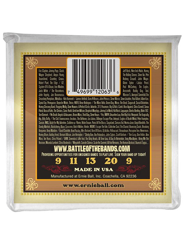 Ernie Ball Earthwood 5-String Banjo Bluegrass Loop End 80/20 Bronze Strings - 9-20 Gauge - Image 2