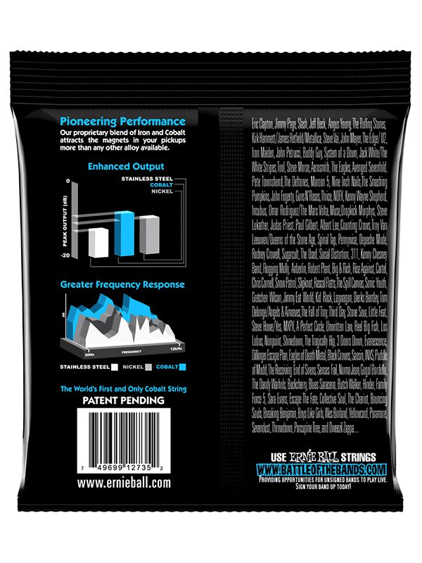 Ernie Ball Extra Slinky Cobalt Electric Bass Strings - 40-95 Gauge - Image 2