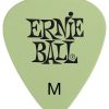 Ernie Ball Super Glow Cellulose Medium Pick Bag OF 12
