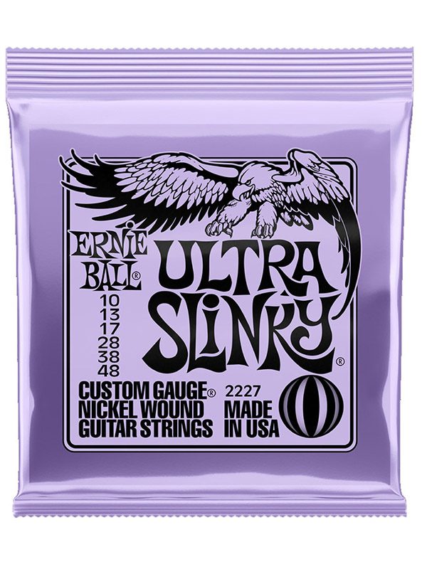Ernie Ball Ultra Slinky Nickel Wound Electric Guitar Strings - 10-48 Gauge