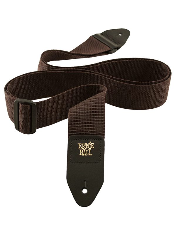 Ernie Ball Brown Polypro Guitar Strap - Image 2