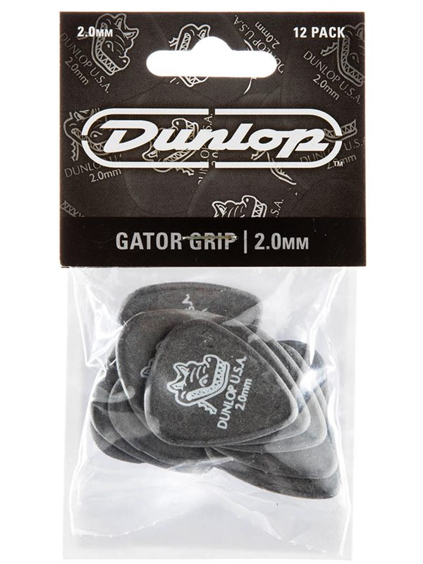 Dunlop Gator Grip Guitar Pick 2.00mm 12pack - Image 4