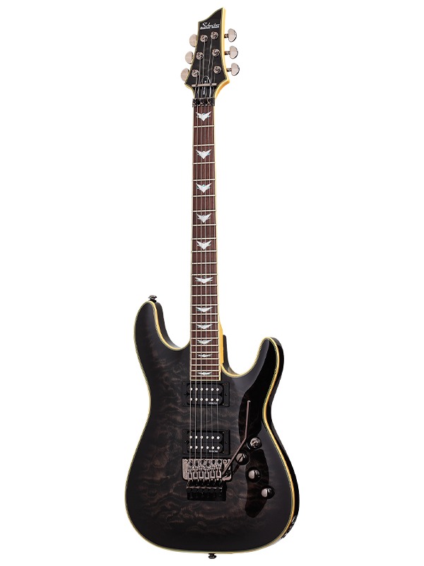Schecter Omen Extreme 6 FR See Thru Black