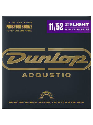 Dunlop Phosphor Bronze Acoustic Guitar Strings 11-52 Gauge