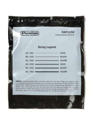 Dunlop Phosphor Bronze Acoustic Guitar Strings 11-52 Gauge