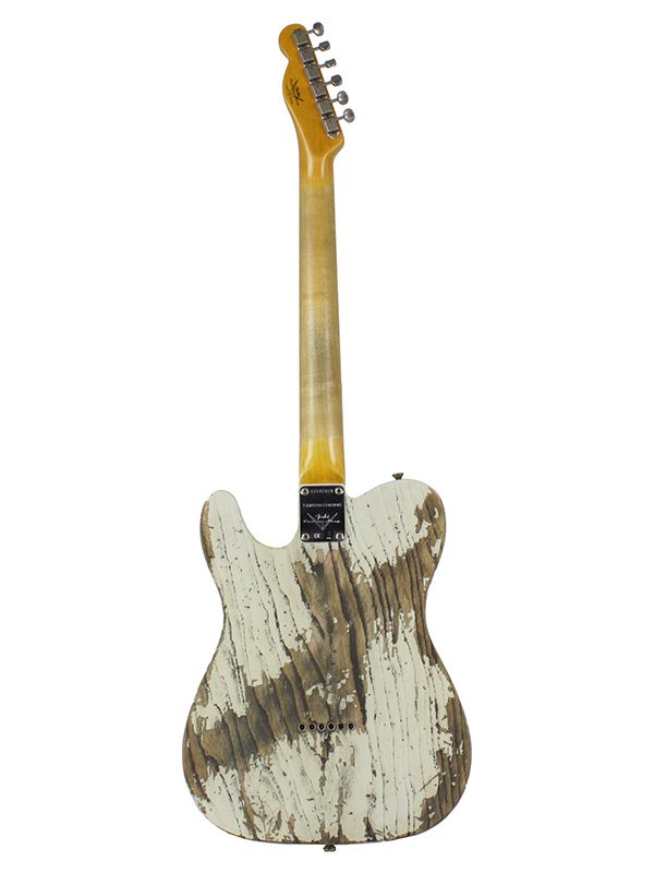 Fender Custom Shop Limited Edition 1963 Tele Heavy Relic, Super Faded Olympic White - Image 2