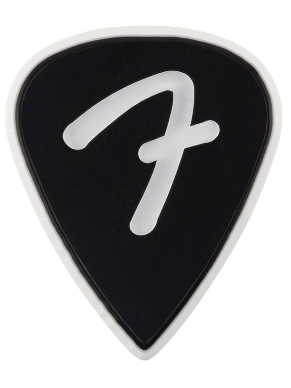 Fender F Grip 351 Picks Black - 3 Count Pack