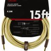 Fender Deluxe Series Instrument Cable Tweed 15ft