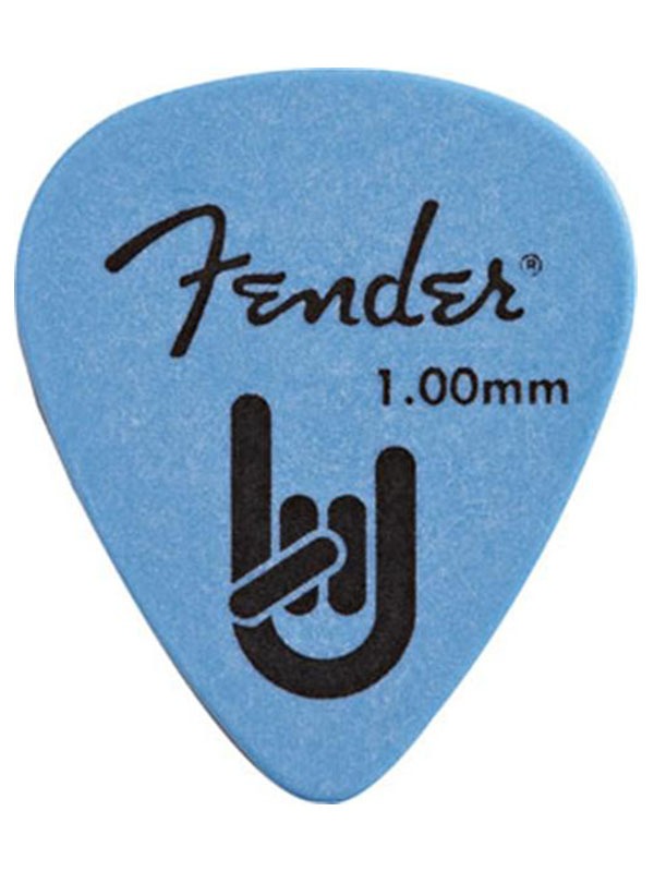 Médiators Fender Nylon - Lot De 12 Médiators Gris 0,88 Mm - Prise Antidérapante, Qualité Américaine - Pour Guitare Et Basse