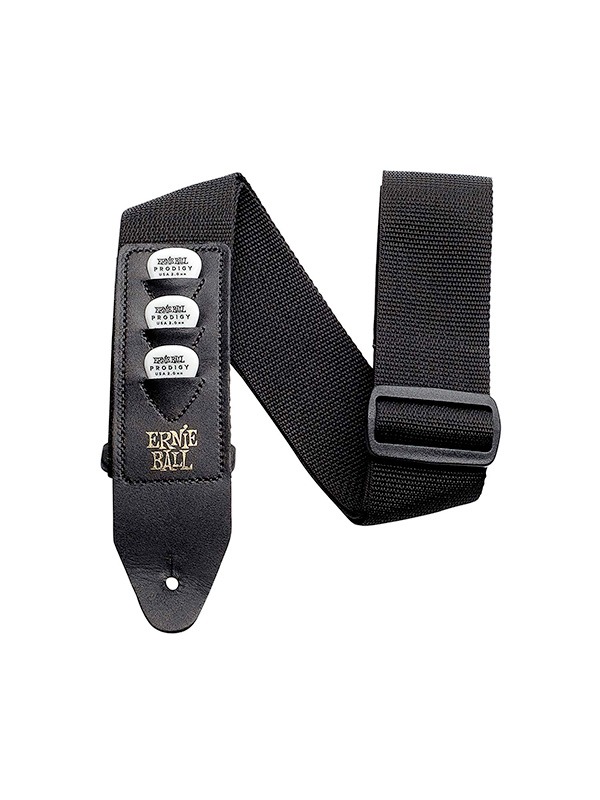 ernie ball black guitar strap