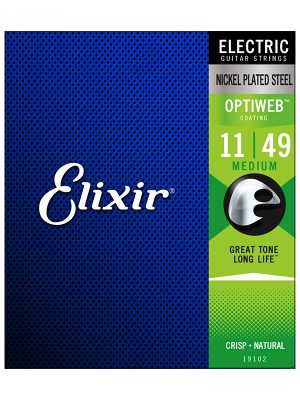 Elixir Electric Nickel Plated Steel With Optiweb Coating 11-49