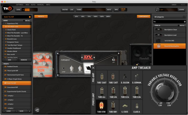 Overloud TH-U Custom Guitar Effects Suite