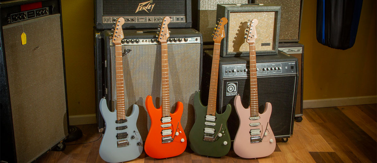 Charvel Pro-Mod DK24 HSS 2PT CM Satin Shell Pink