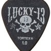 Dunlop Lucky 13 Helmet Skull Pick 1.00MM