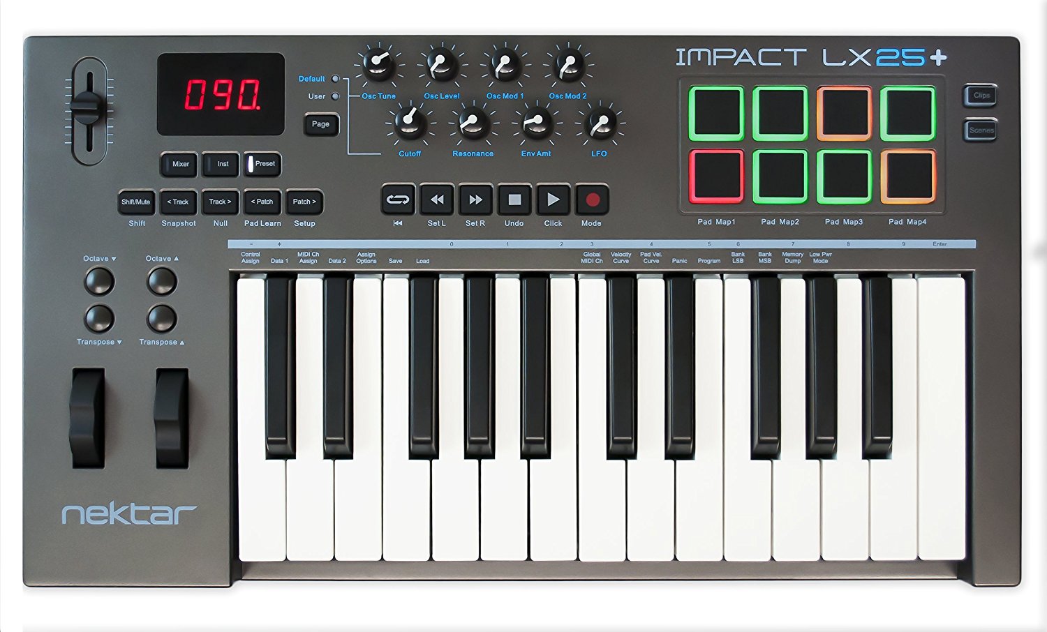 Nektar Impact LX25+ 25-key Keyboard Controller