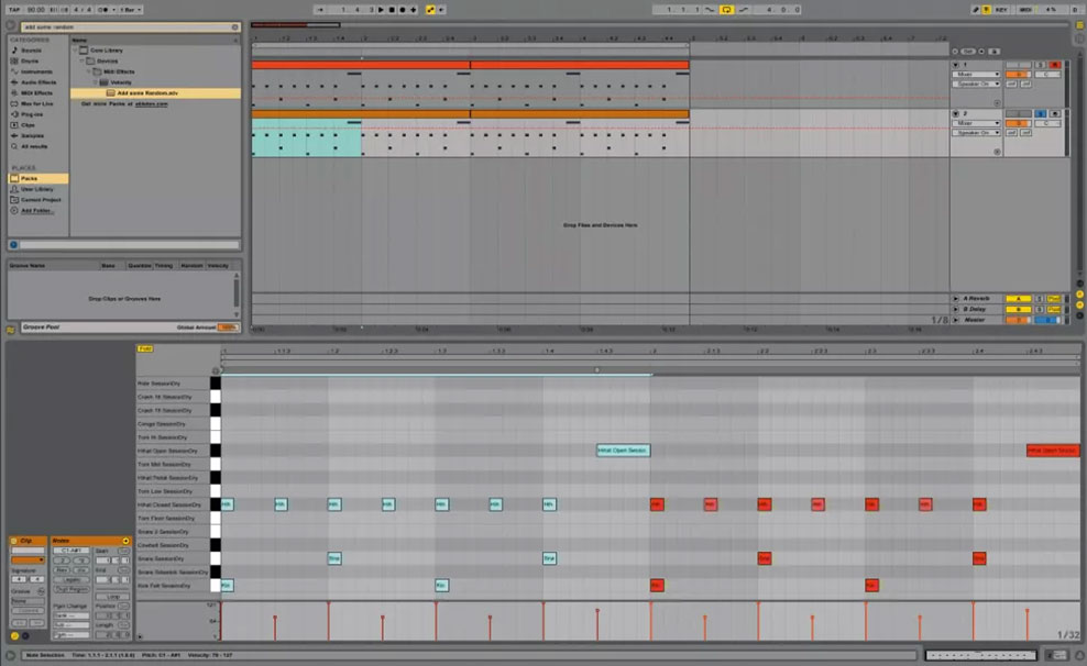 MIDI editor
