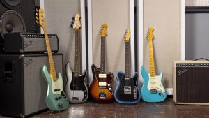 Fender Electric Guitar and Bass