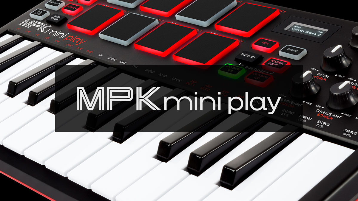 میدی کنترلر آکایی MPK Mini Play