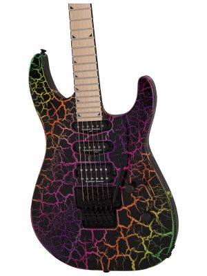 Jackson Pro Series Soloist SL3M Rainbow Crackle