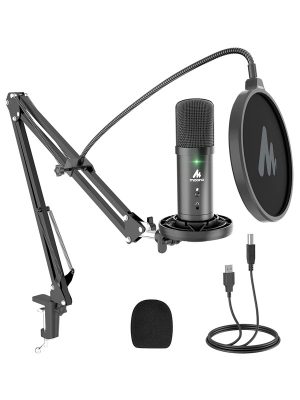 Maono AU-PM401 USB Condenser Cardioid Microphone Kit