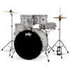 PDP Center Stage 5-piece Complete Drum Set with Cymbals Diamond Sparkle