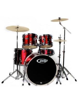 PDP Mainstage 5-piece Complete Drum Set with Hardware Candy Apple Chrome Hardware