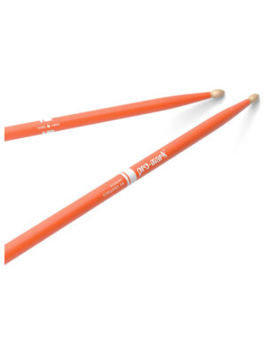 ProMark Classic Forward 5A Painted Hickory Wood Tip Drumsticks Orange