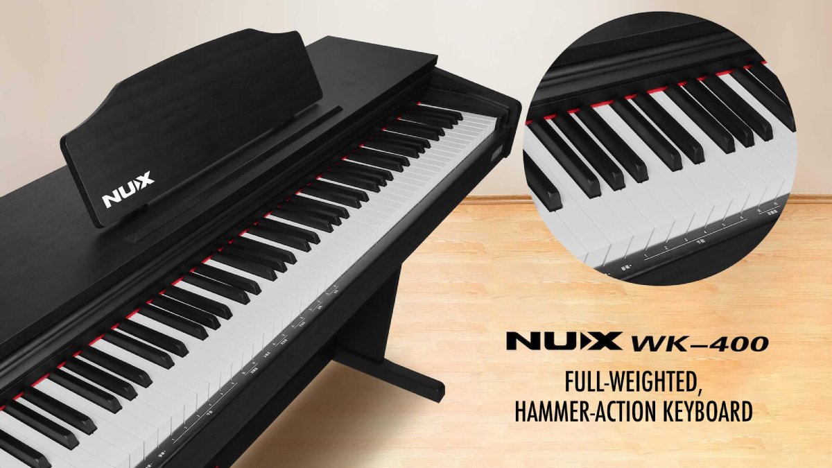 پیانو دیجیتال NUX WK-400 88-Key Digital Piano