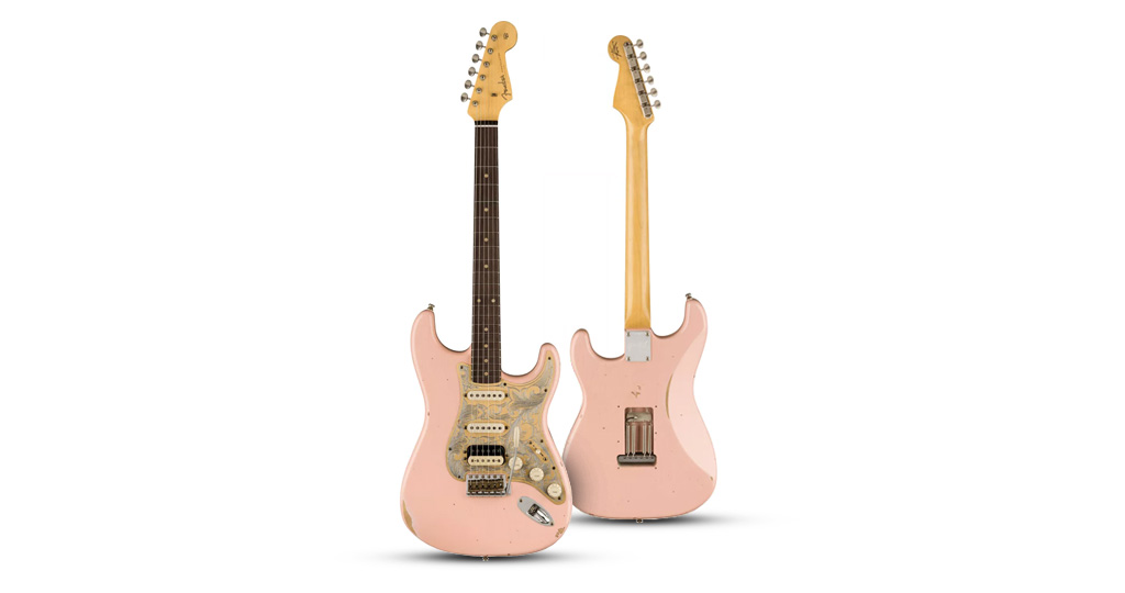 گیتار الکتریک فندر Tyler Bryant Pinky Stratocaster