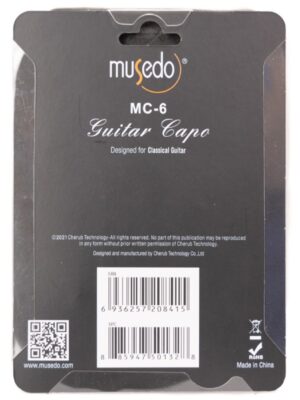 کاپو گیتار کلاسیک Musedo MC-6 Black