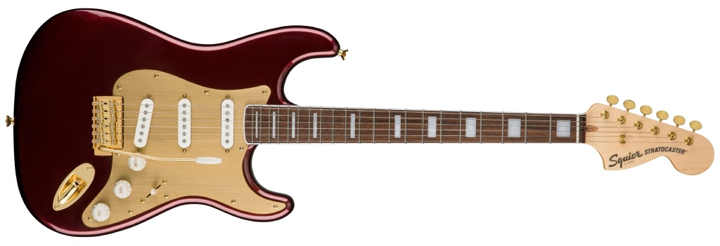گیتار الکتریک اسکوایر 40th Anniversary Stratocaster Gold Edition