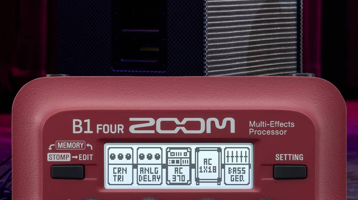Zoom B1X FOUR Bass Multi-Effects Processor