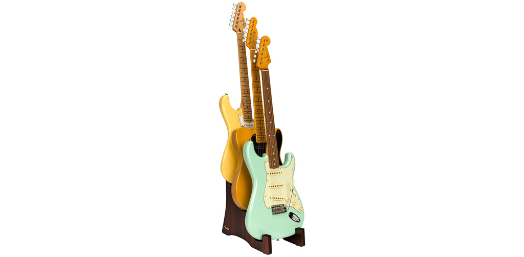 پایه گیتار فندر Deluxe Wooden 3-Tier Guitar Stand