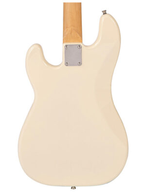 Vintage V40 Coaster Series Bass Guitar Vintage White