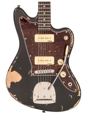 Vintage V65 ICON Vibrato Distressed Black