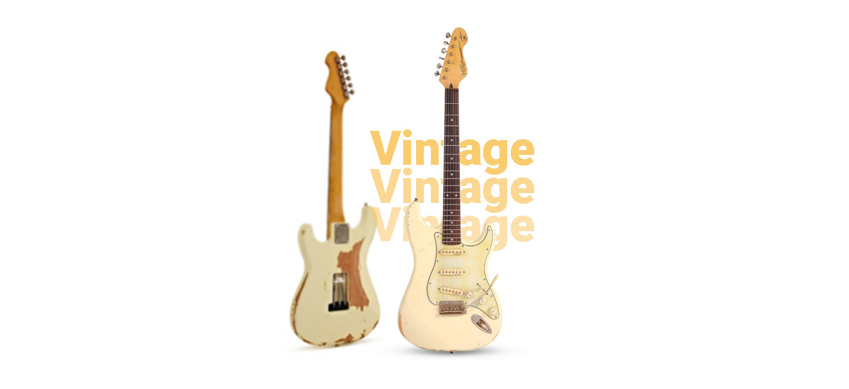 Vintage V6 Thomas Blug Signature Distressed Vintage White