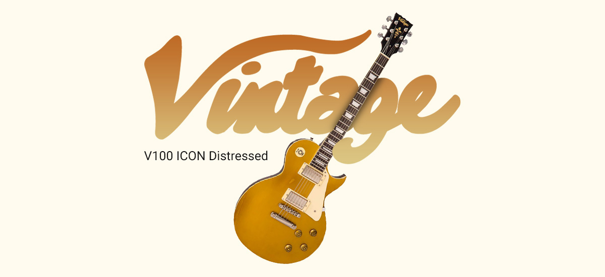 Vintage V100 ICON Distressed HH Gold Top