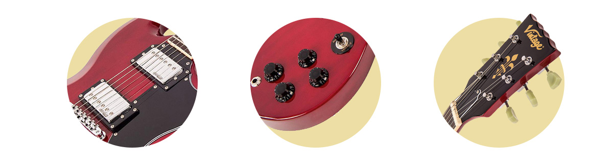Vintage VS6 ReIssued Cherry Red