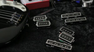 پیکاپ گیتار بیس Fender Chrome Cobalt PJ Bass Pickup Set