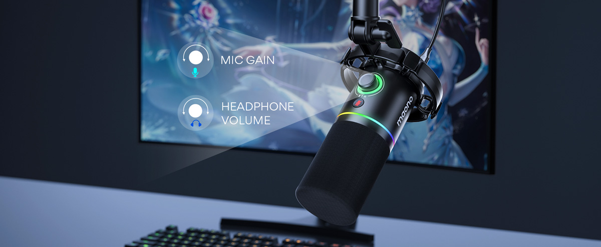 میکروفون ماونو PD200X USB/XLR Dynamic Microphone Black