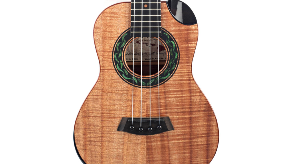 Kanile'a Platinum Rare Premium Curly Koa Tenor Ukulele