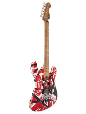 EVH Striped Series Frankenstein Frankie Red/Black/White